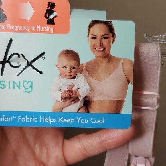 Womens Playtex Seamless Wire Free 4 Way Nursing br - Picture 6 of 8